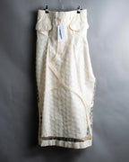 "MAISON MARGIELA" 20SS Polka dot tulle layered skirt