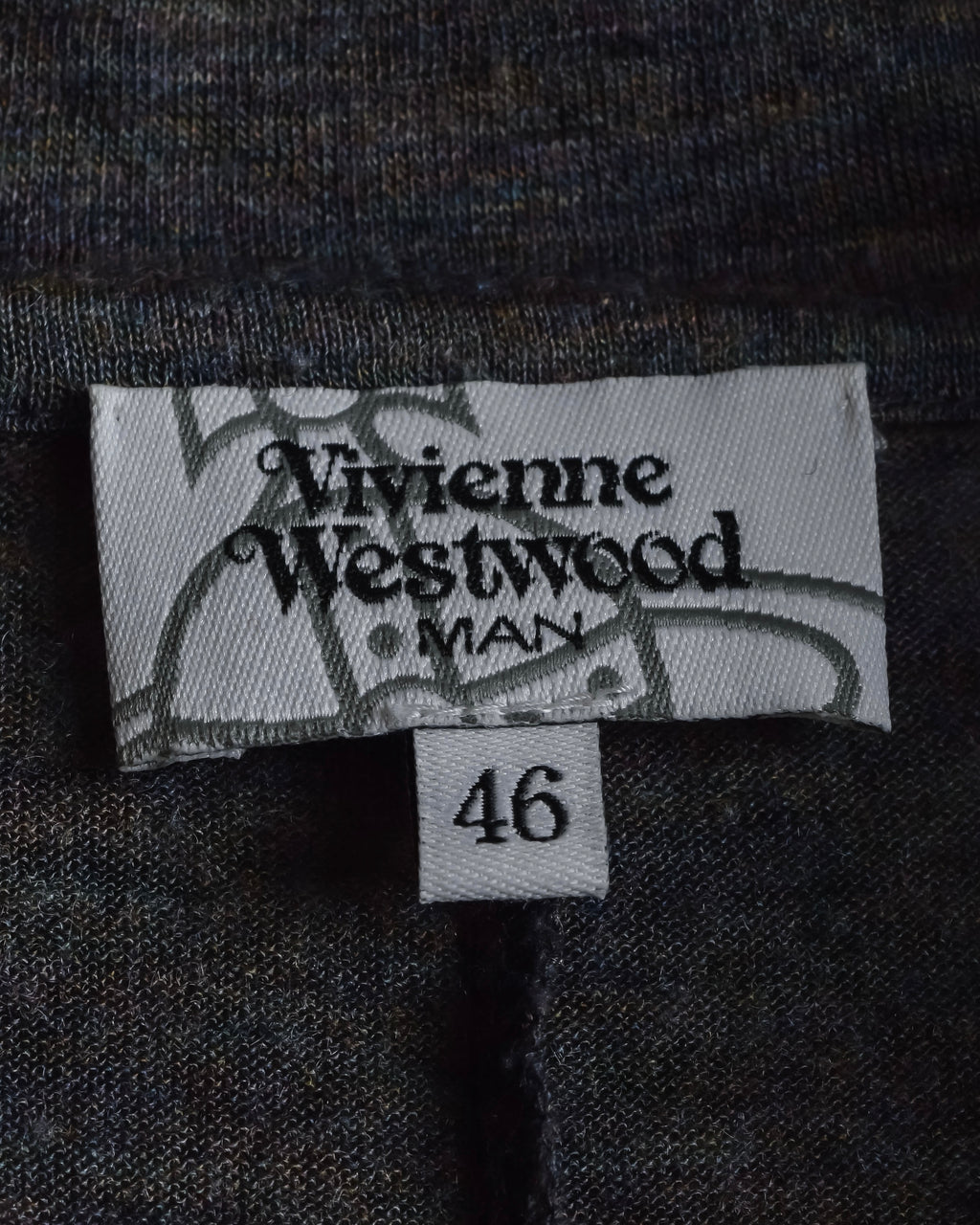 "Vivienne Westwood MAN" Bordeaux piping design draped tailored jacket