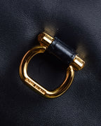 "PIERRE BALMAIN" Horizontal design grain leather 2way shoulder bag