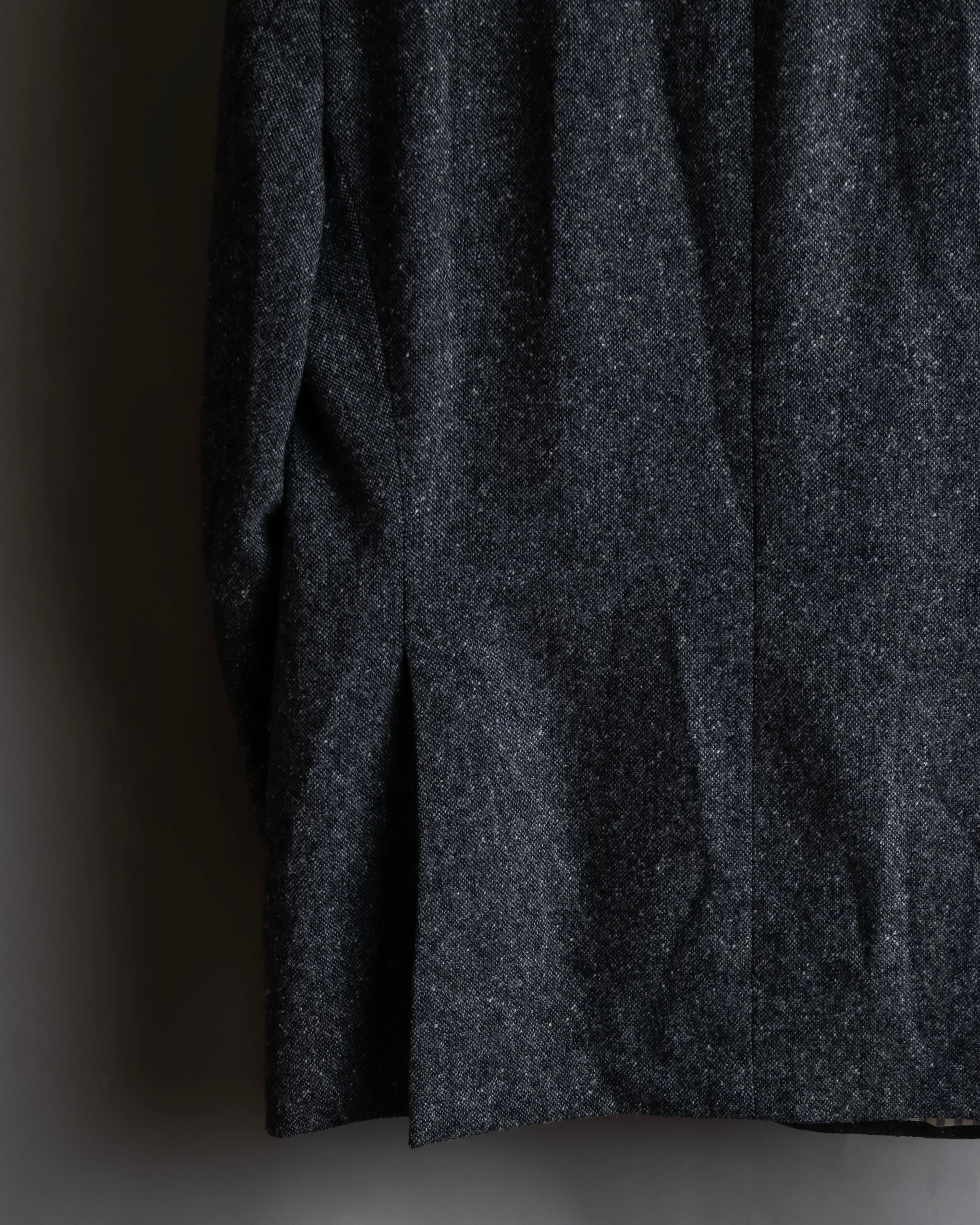 "THOM BROWNE" 3-button napped tweed tailored jacket