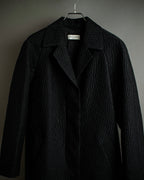 "DRIES VAN NOTTEN" Relief  jaguard uneven design chester coat
