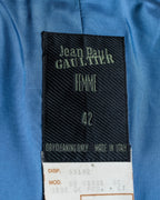 "JEAN PAUL GAULTIER FEMME"
Bordeaux color peaked lapel wool tailored jacket