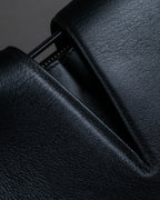 "JIL SANDER" Minimalist design leather shoulder bag