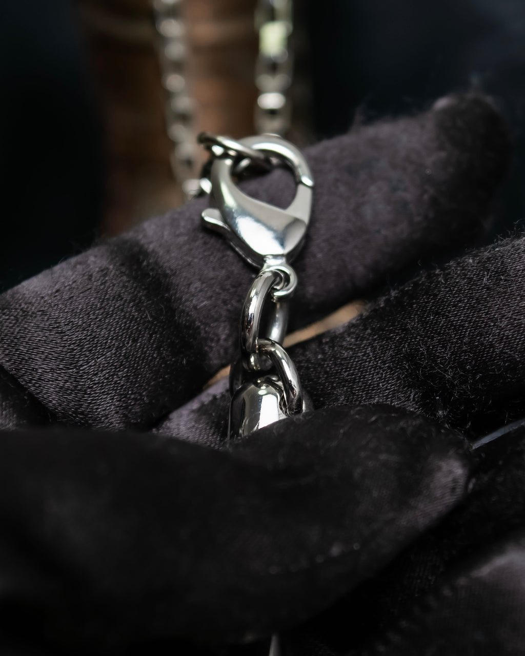 "Dolce &amp; Gabbana" Botanical design silver necklace