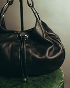 "Sergio Rossi" 00's-10's Soft leather hobo shoulder bag