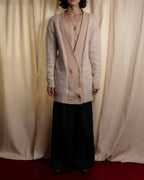 "Chloe" Angora mix standing up long cardigan