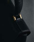 "Salvatore Ferragamo" Mid 90’s archival envelope flap top-handle bag