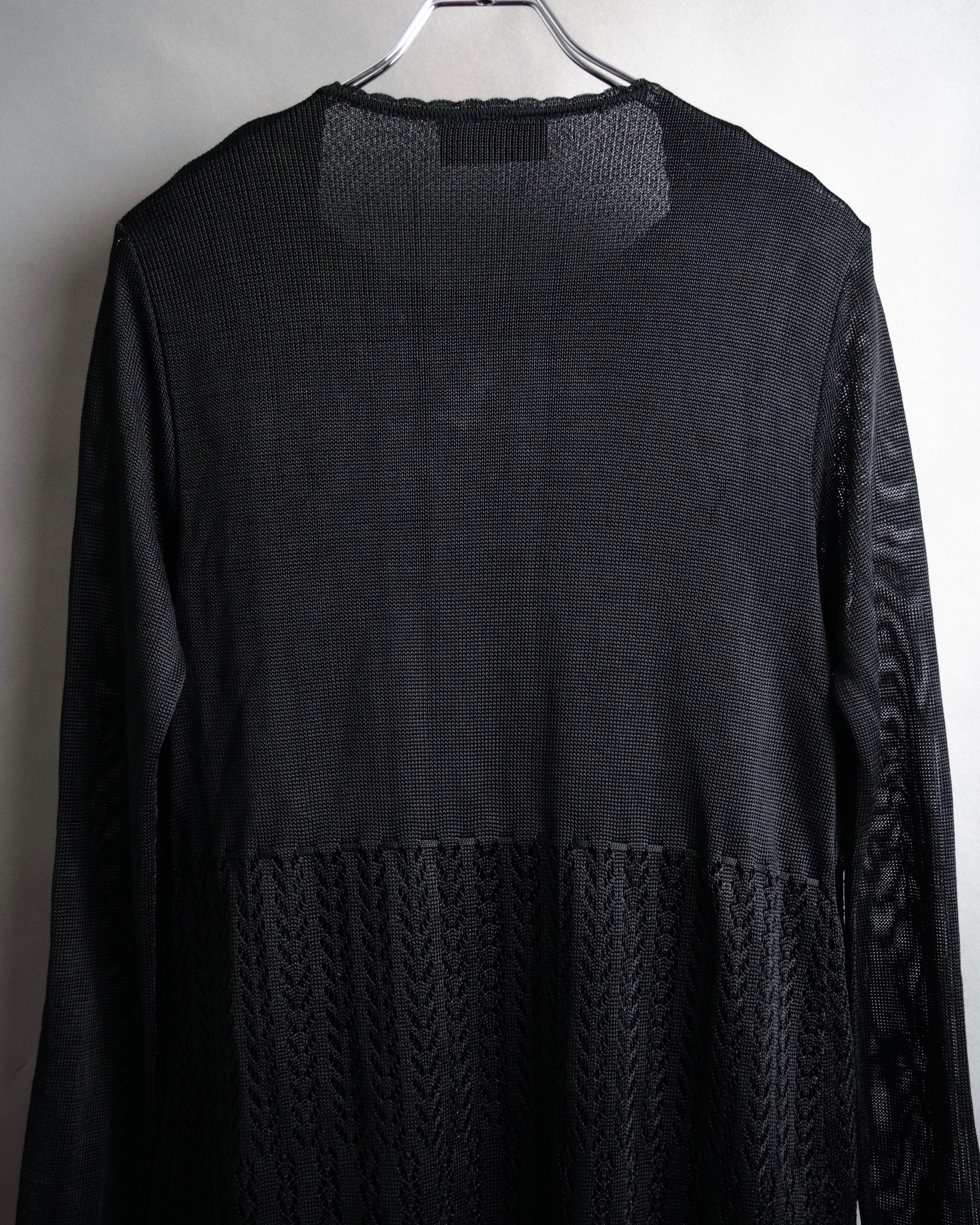 “FENDI” 90’s-00’s Openwork knit ensemble