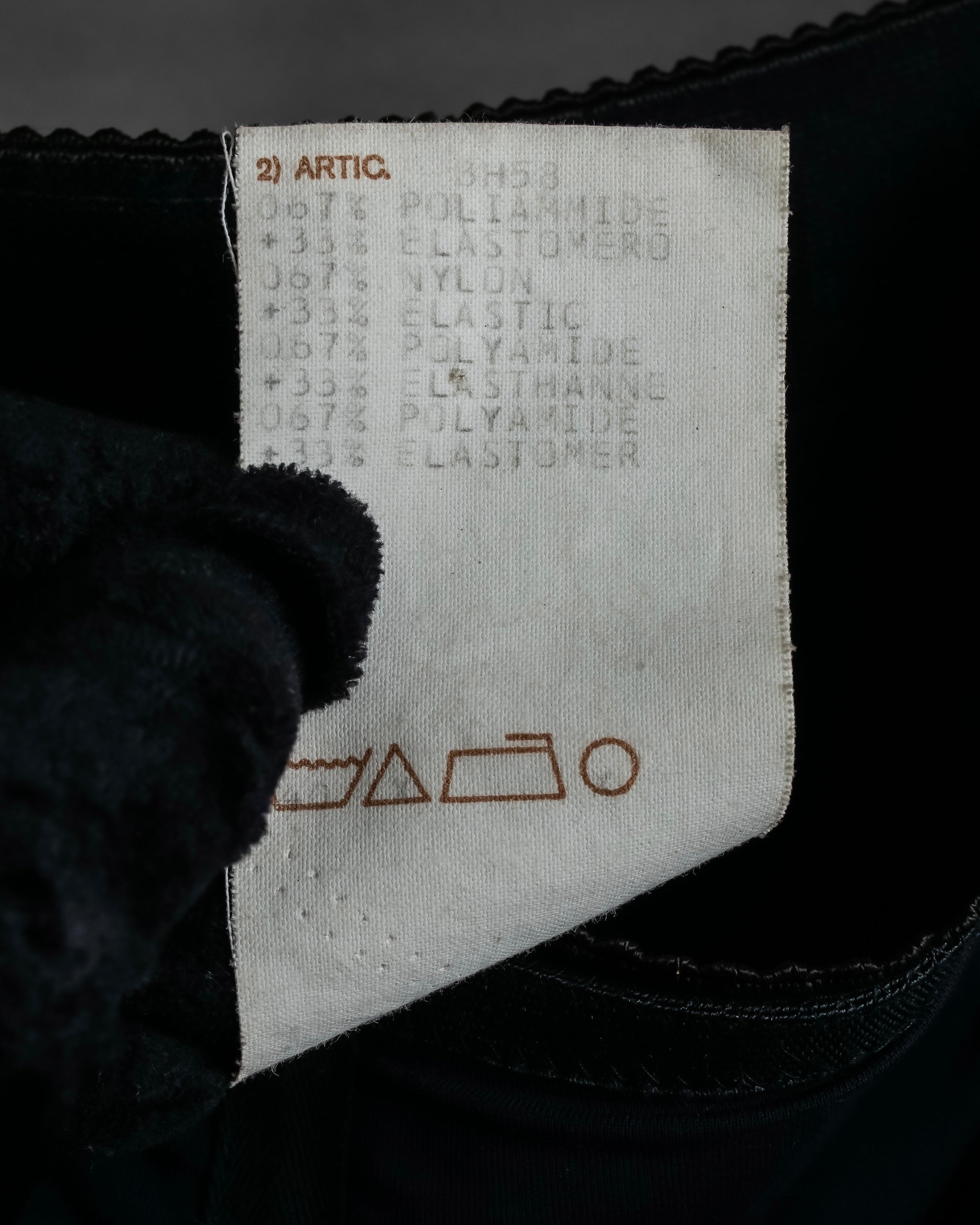 "JEAN PAUL GAULTIER MAILLE FEMME" Sheer shirring design design half pants