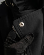 "Juun.J" Zip-up blouson docking design jacket