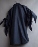 "HERMES" Gaultier period twisted sleeve cotton shirt