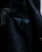 "DOLCE & GABBANA" Double-breasted bejeweled button check pattern jacket