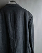 "COMME des GARCONS HOMME" 03SS fine all-over pattern cotton tailored jacket