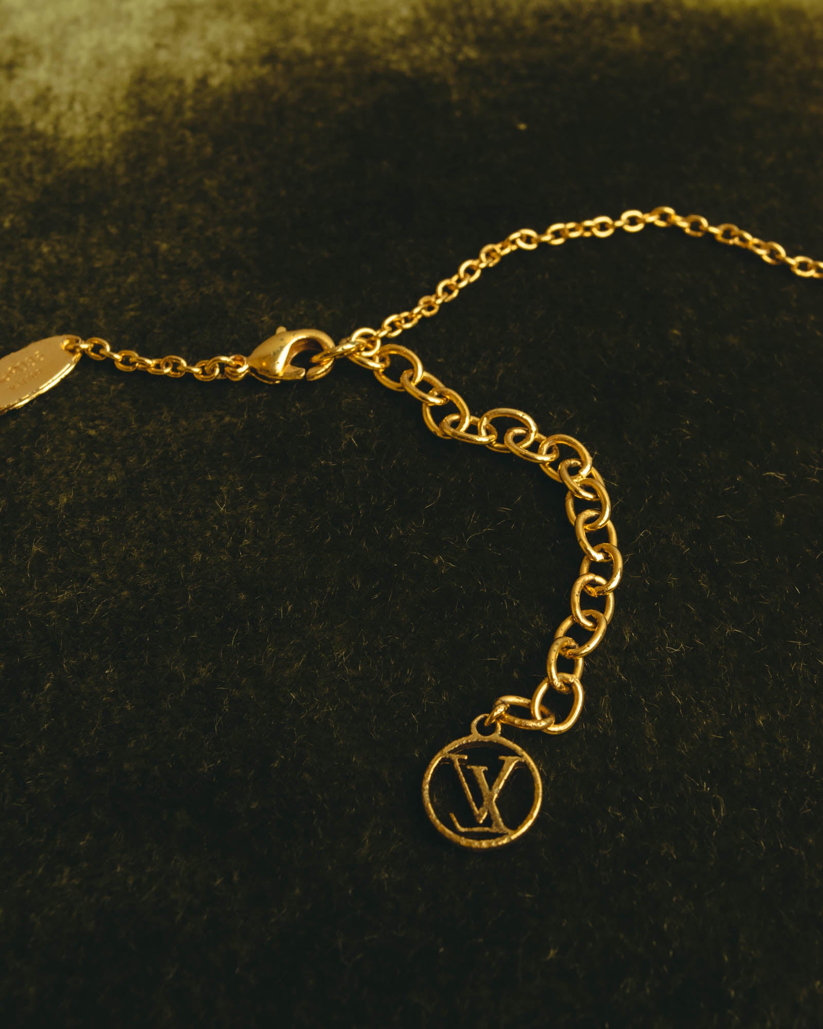 "Louis Vuitton" 2010's Gold-tone chain necklace