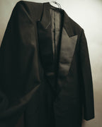 -SPECIAL- “Christian Dior MONSIEUR” 80’s-90’s satin peak-lapel tuxedo jacket