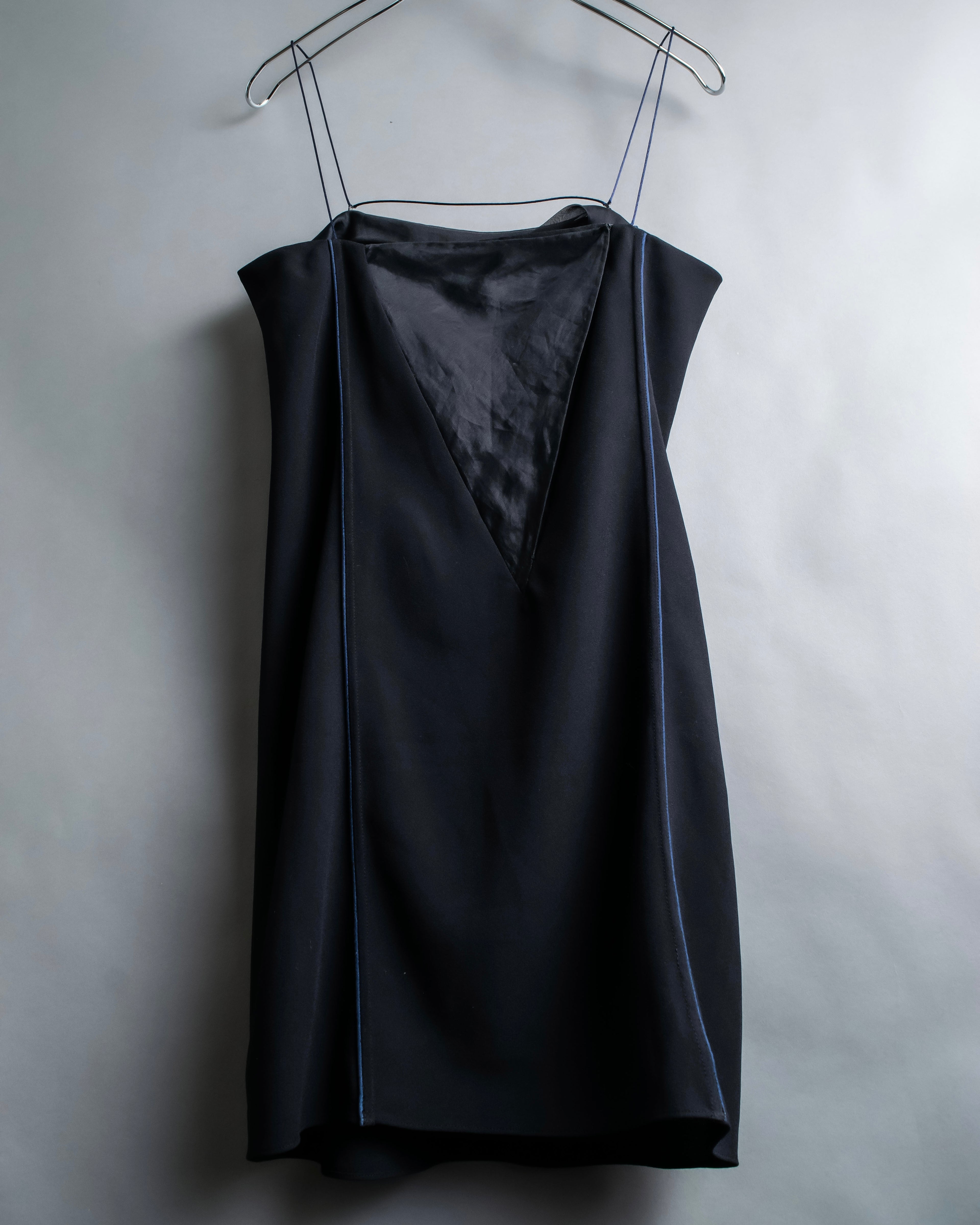 "BALENCIAGA" Piping material switching camisole