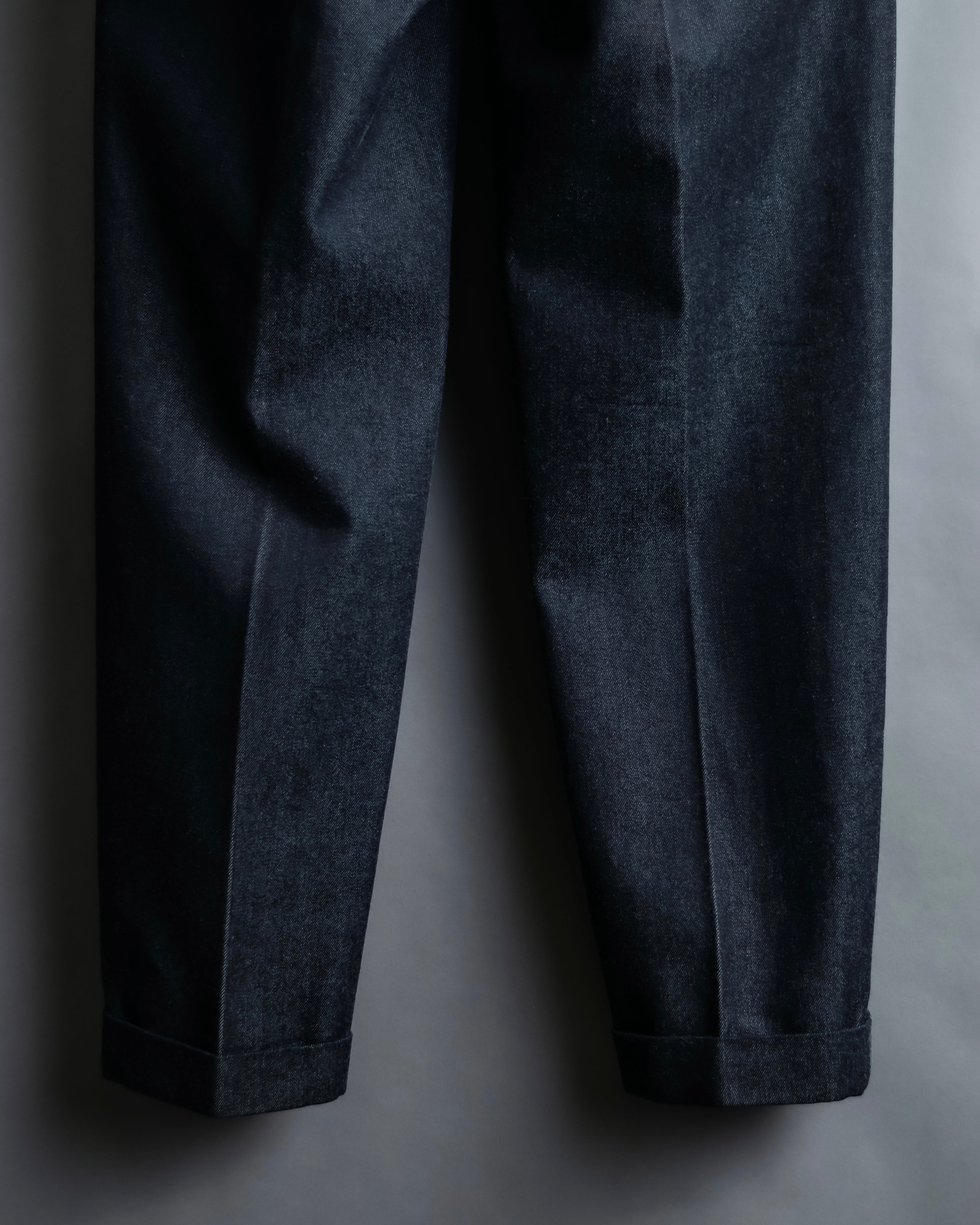 "PRADA" Wool cotton mix navy blue slacks