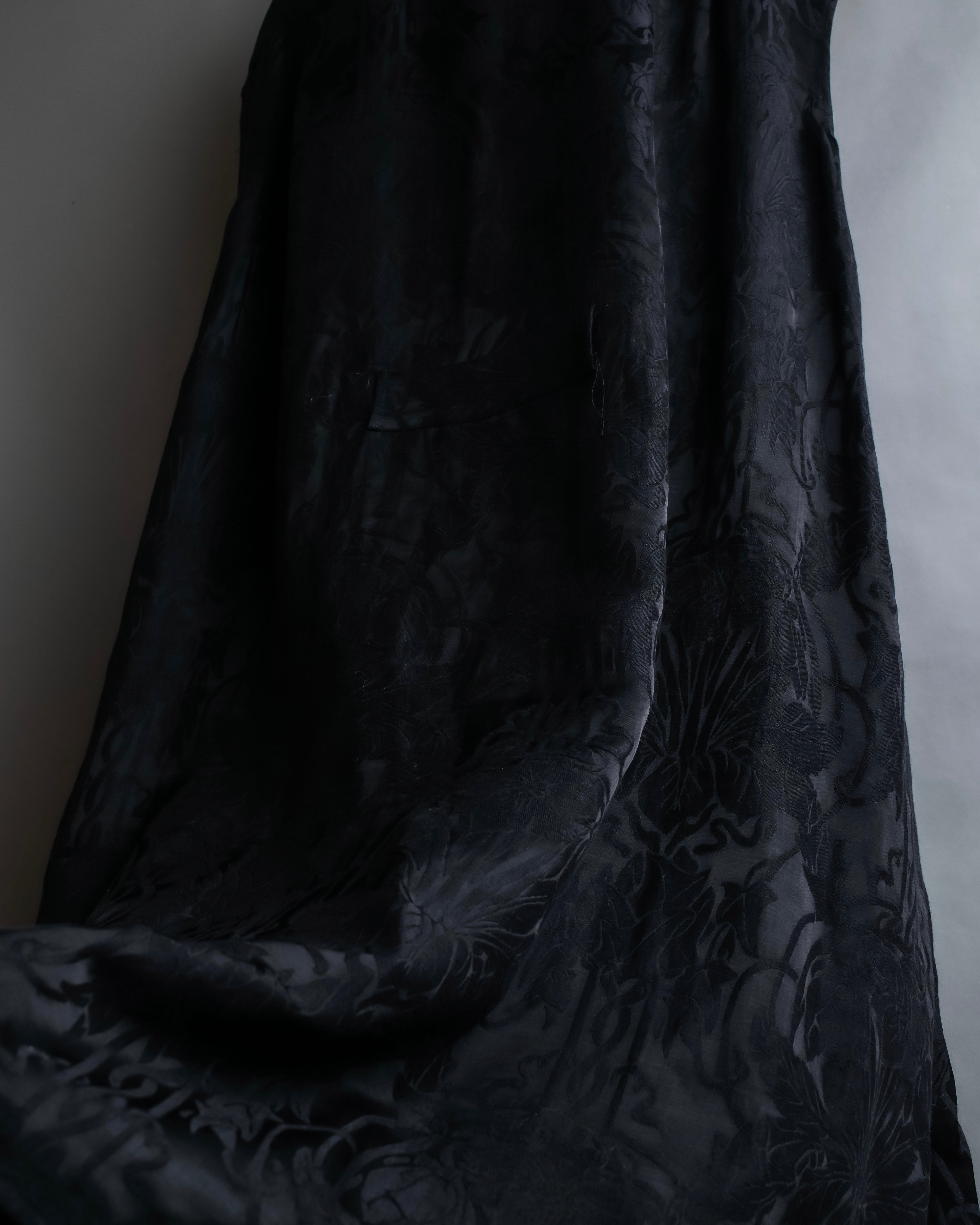 "Olivier Theyskens" Jacquard metal parts design sleeveless dress