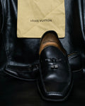“Louis Vuitton” beautiful leather tasseled loafer
