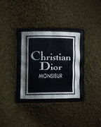 "Christian Dior" Single-breasted 100% cashmere chester coat