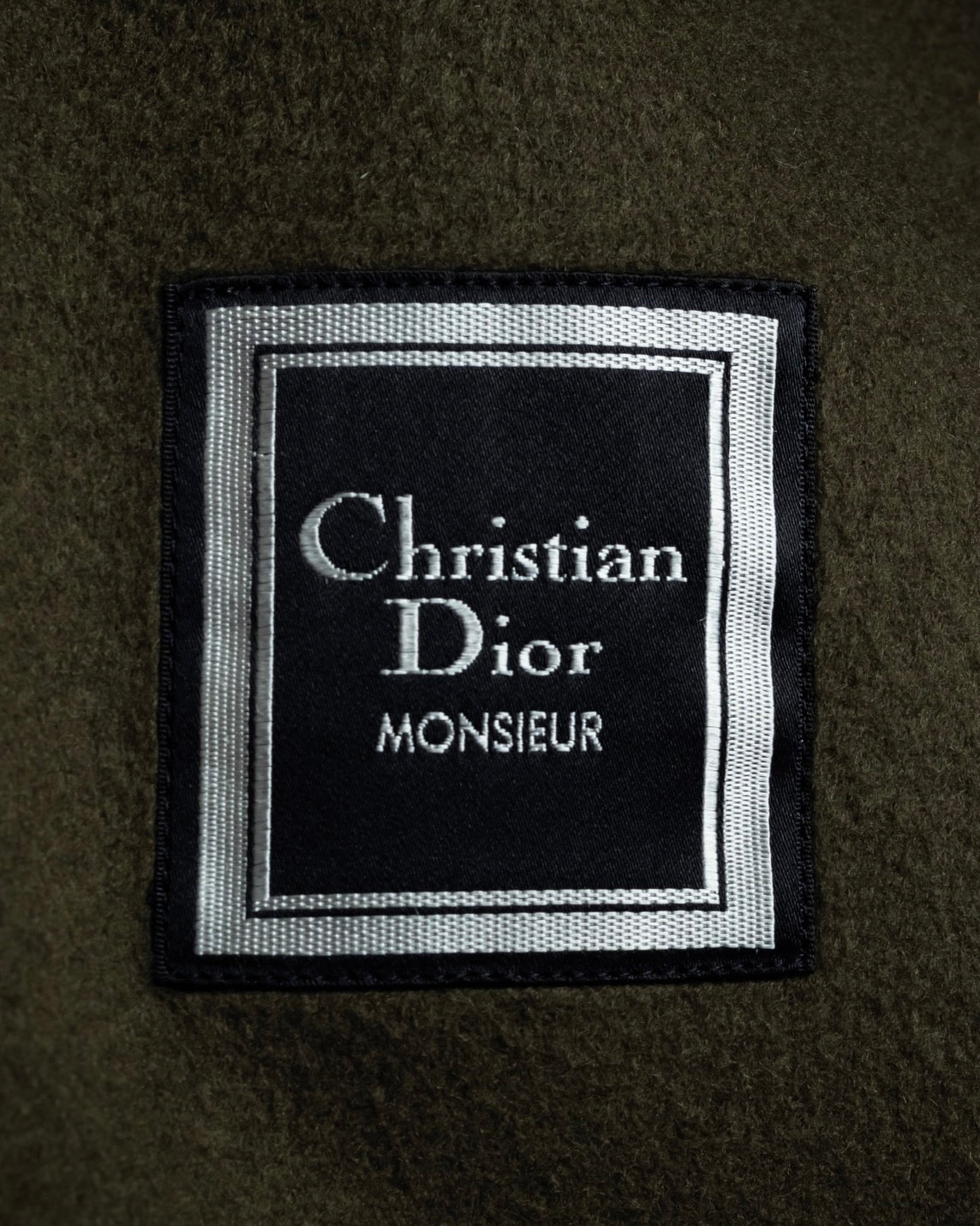 "Christian Dior" Single-breasted 100% cashmere chester coat