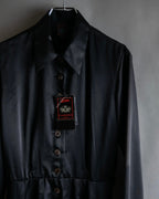 "JEAN PAUL GAULTIER" Beautiful glossy shirt dress
