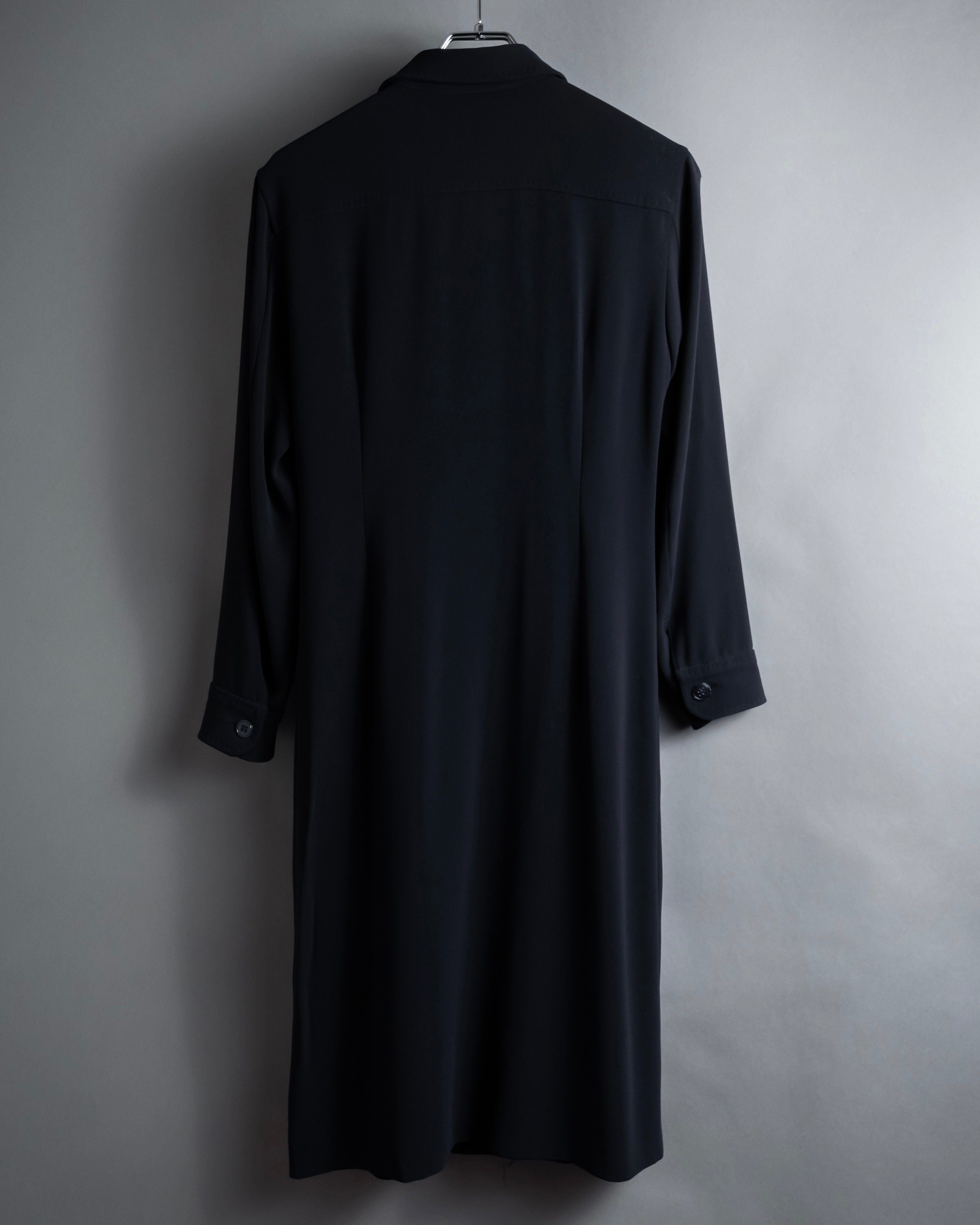 "Max Mara" 90's Refined design long shirt dress
