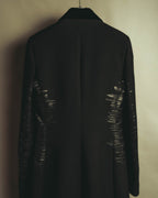 "Bottega Veneta" 90's-00's Sculptural tailored long coat