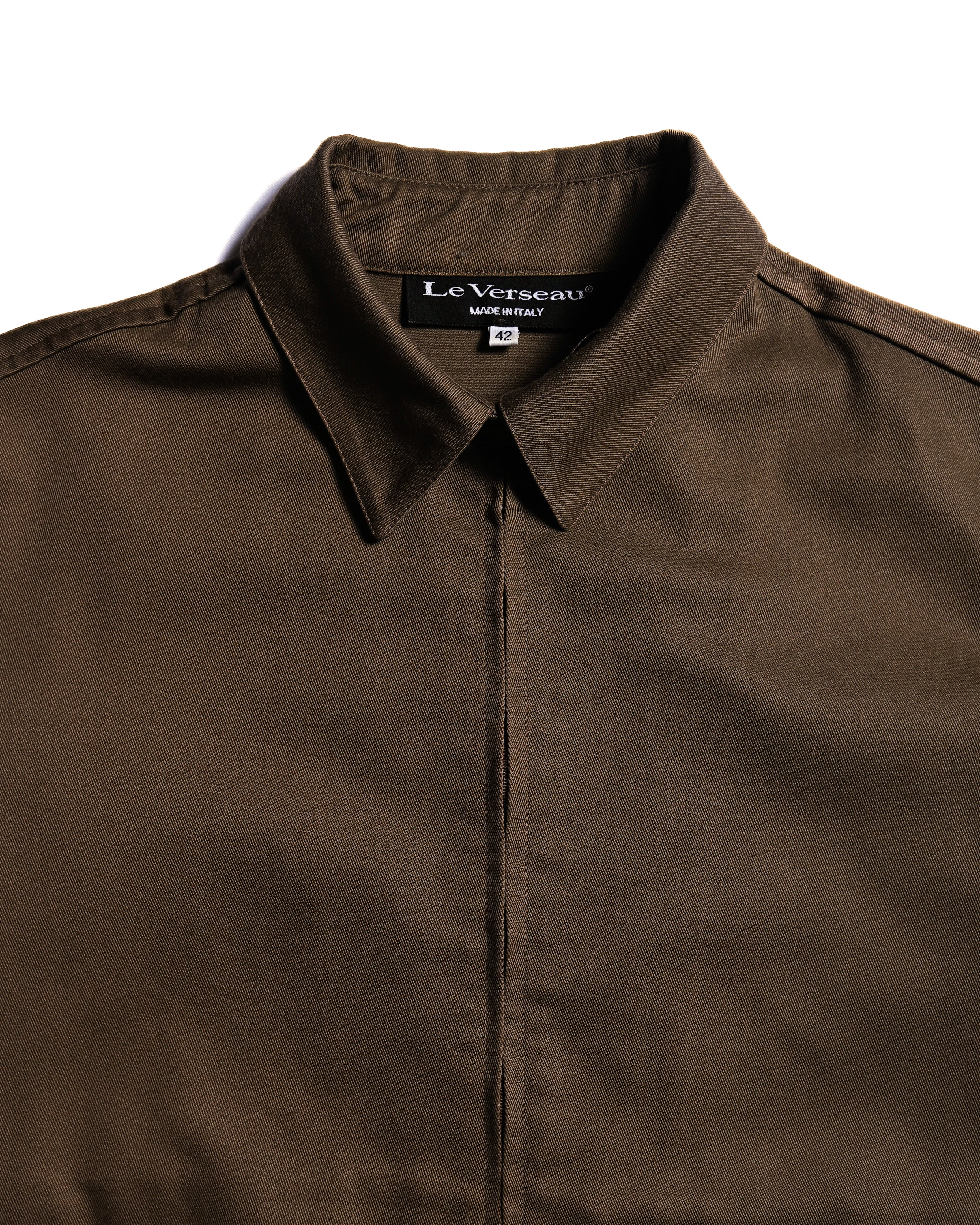 VINTAGE/ Short Length Cotton Jacket Brown