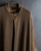 "POLO Ralph Lauren" Buckle closure design ribbed cardigan
