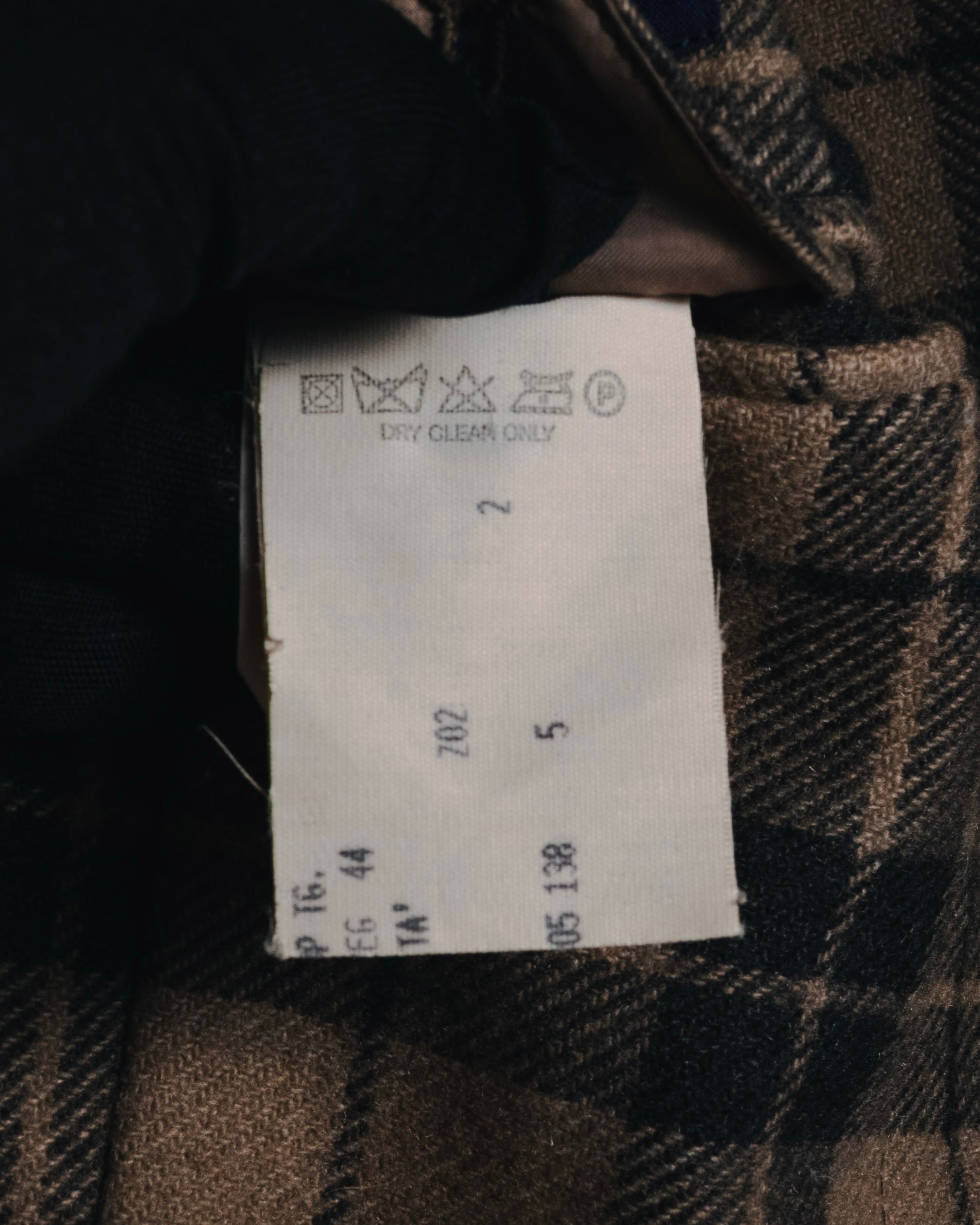 "LARDINI" Checked three-button soft-shoulder tailored jacket