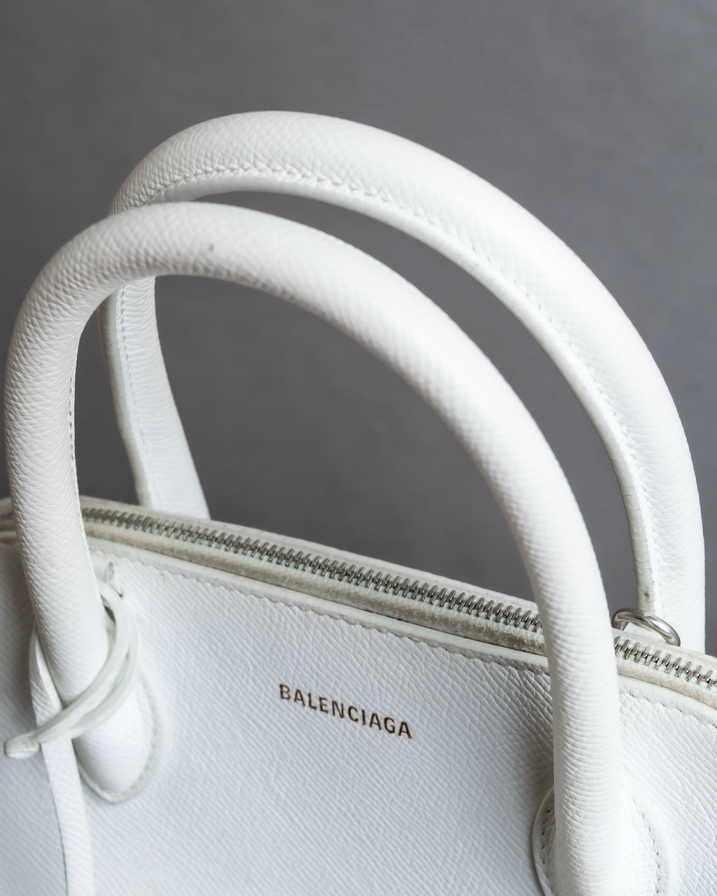 "BALENCIAGA" VILLE TOP HANDLE LEATHER HANDBAG
