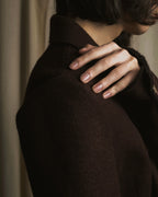 Abrigo de lana cepillada de un solo botón "BOB"