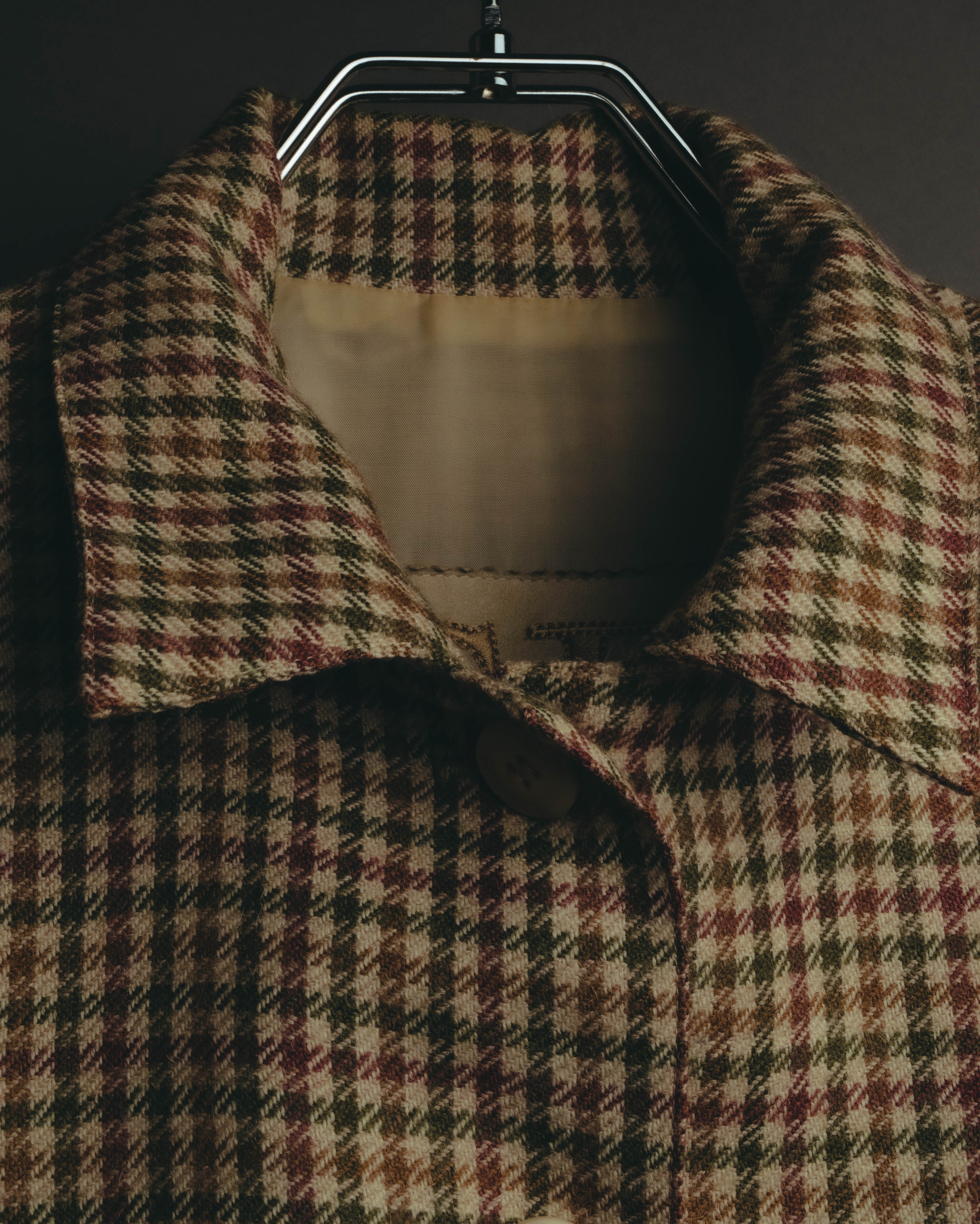 "Christian Dior" 80's-90's Wool check bomber jacket