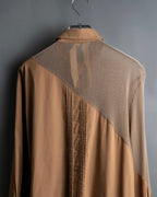 "N21 NUMEROVENTUNO" Switching design concealed shirt