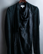 "HELMUT LANG" wrapped leather coat