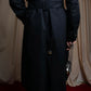 "LOUIS VUITTON" Metal button detailing belted trench coat