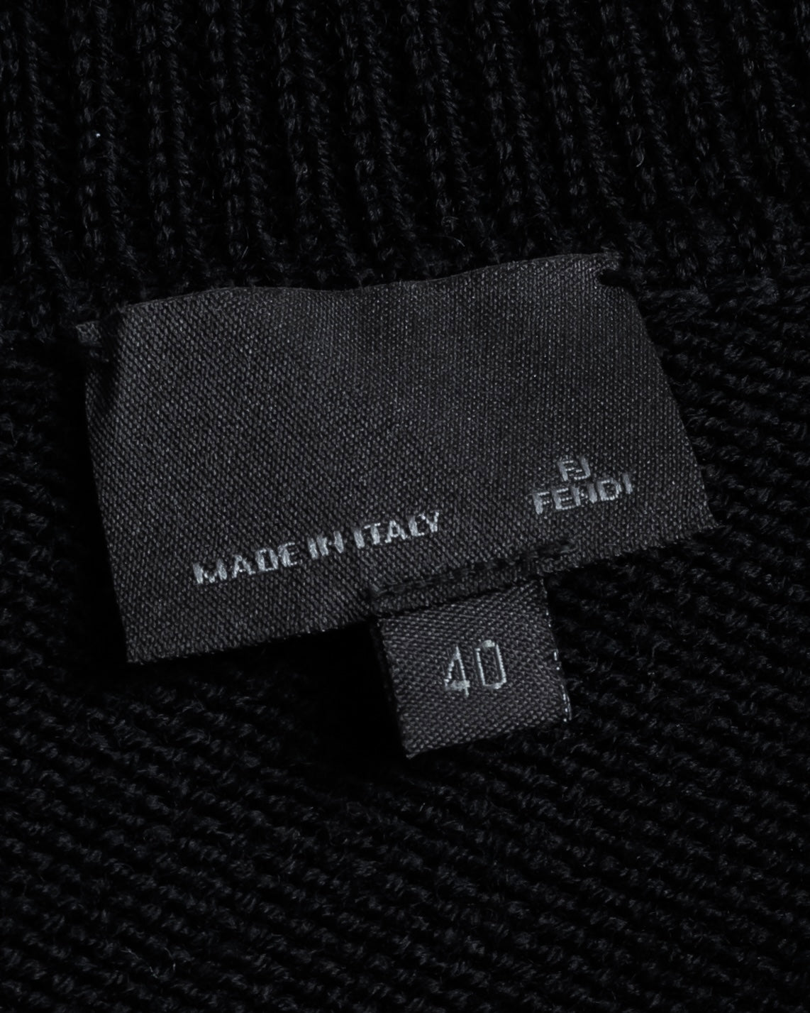 "FENDI" Raglan sleeves short length zip-up knit