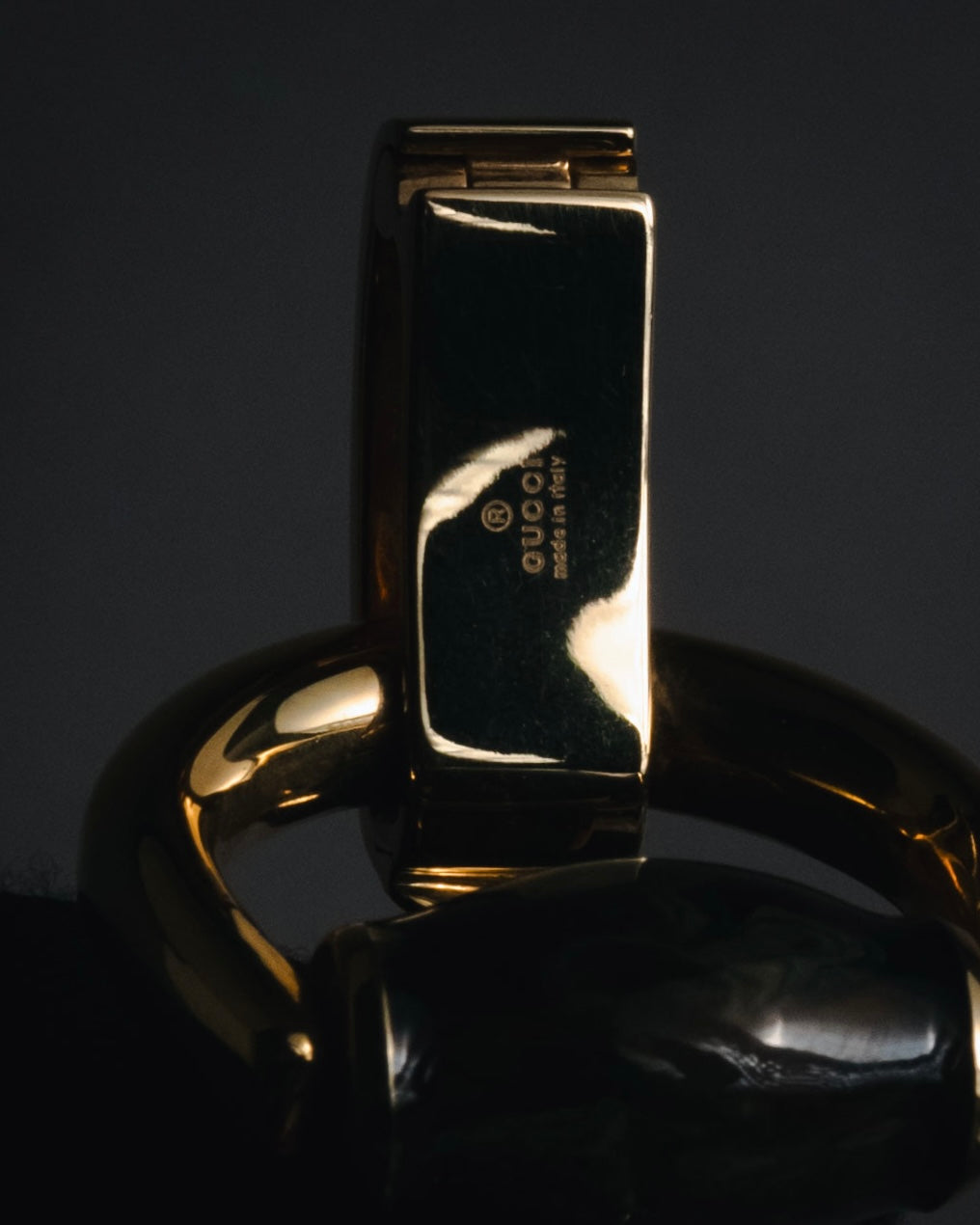 "GUCCI" 00’s Oversized horsebit link bracelet