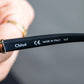 "Chloe" Butterflyframe logo engraved sunglasses