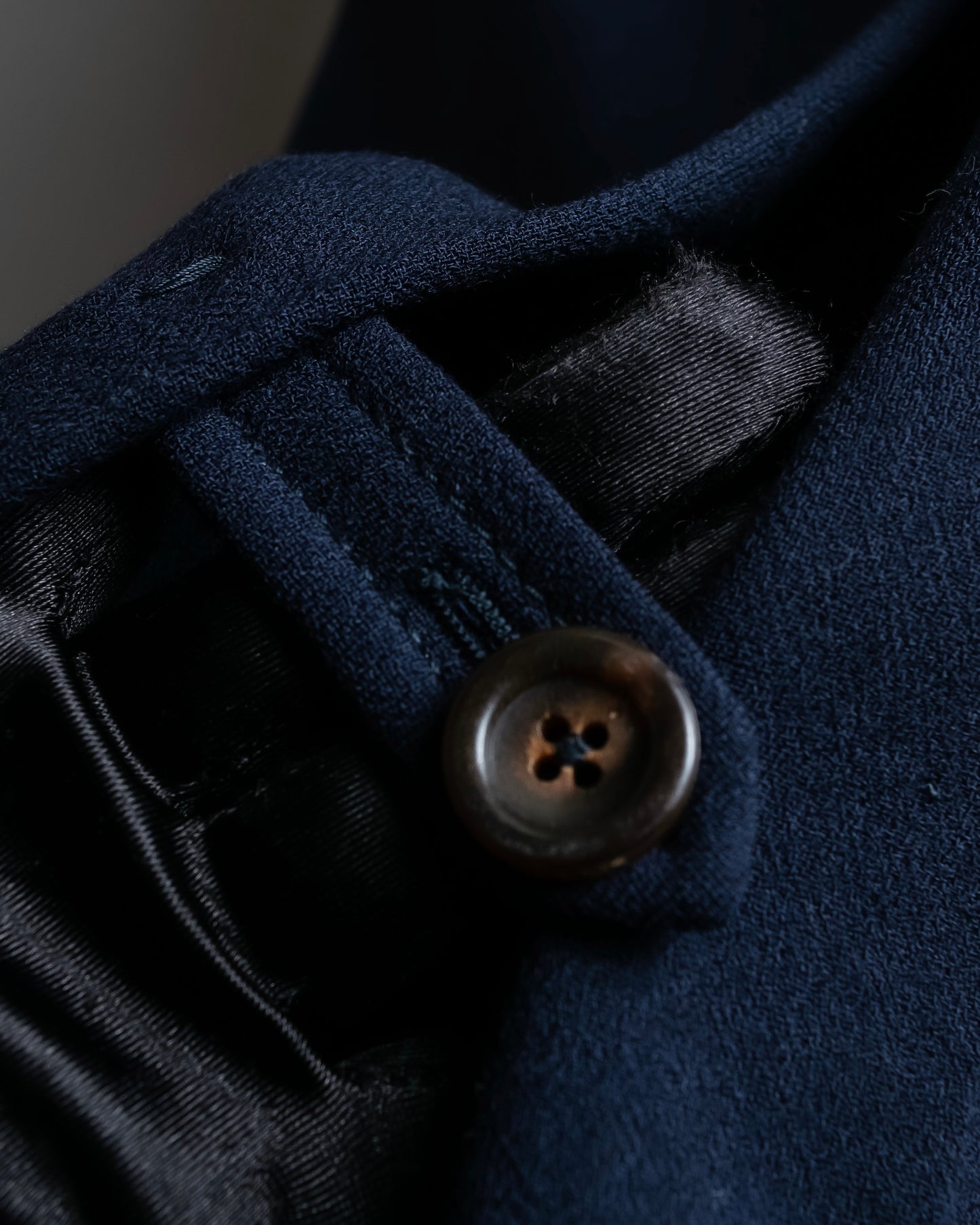 "MIU MIU" Double breasted rounded wool peacoat