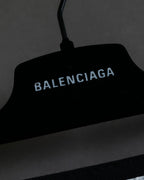 "BALENCIAGA" Beautiful draped full-length slacks