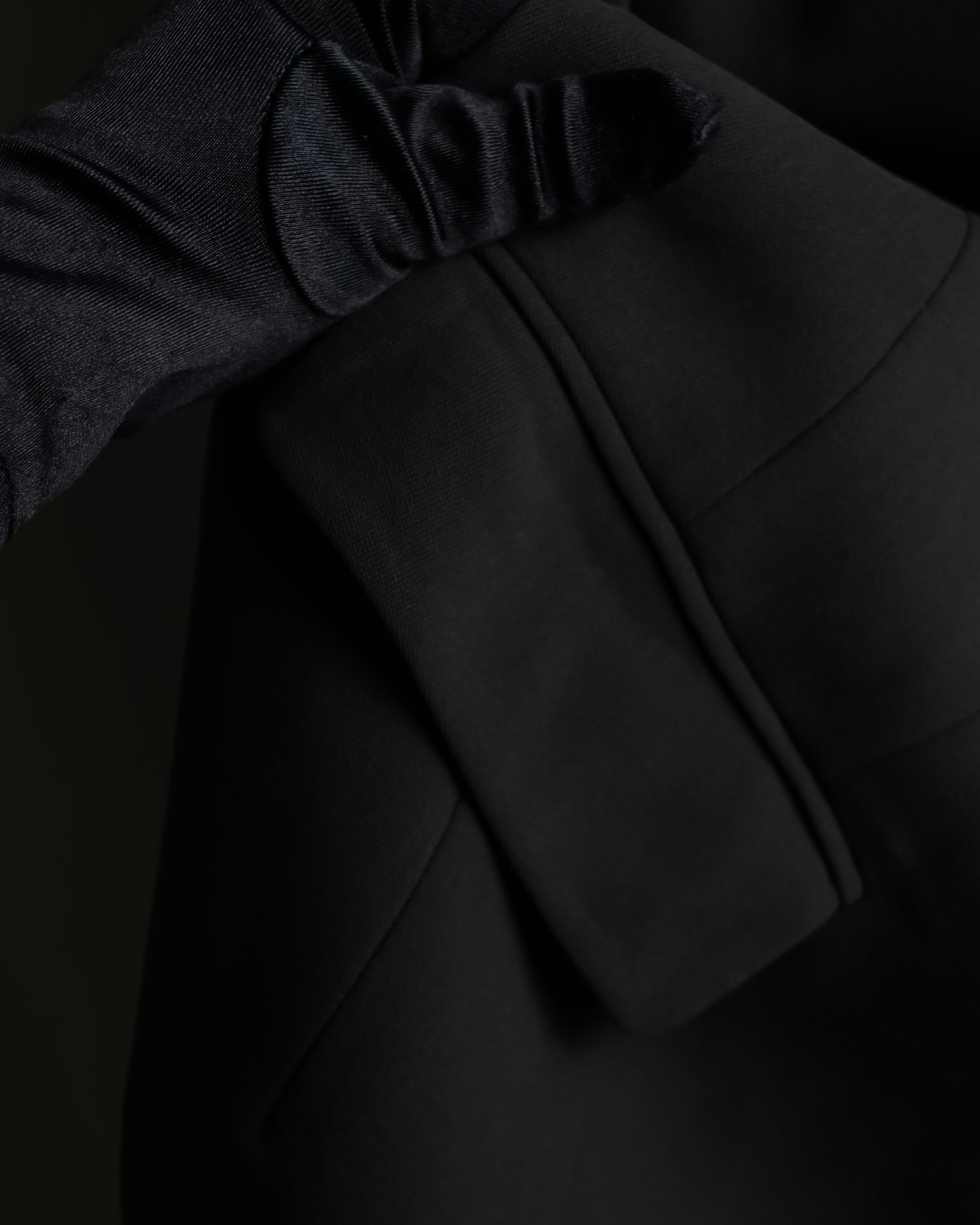 "Jil Sander+" Peaked label minimalist design tailored coat