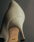 "Sergio Rossi" 90's-10's Elegant colorblock leather pointed-toe pumps