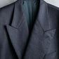 "GIORGIO ARMANI" Oversized peak lapel double breasted tailored jacket