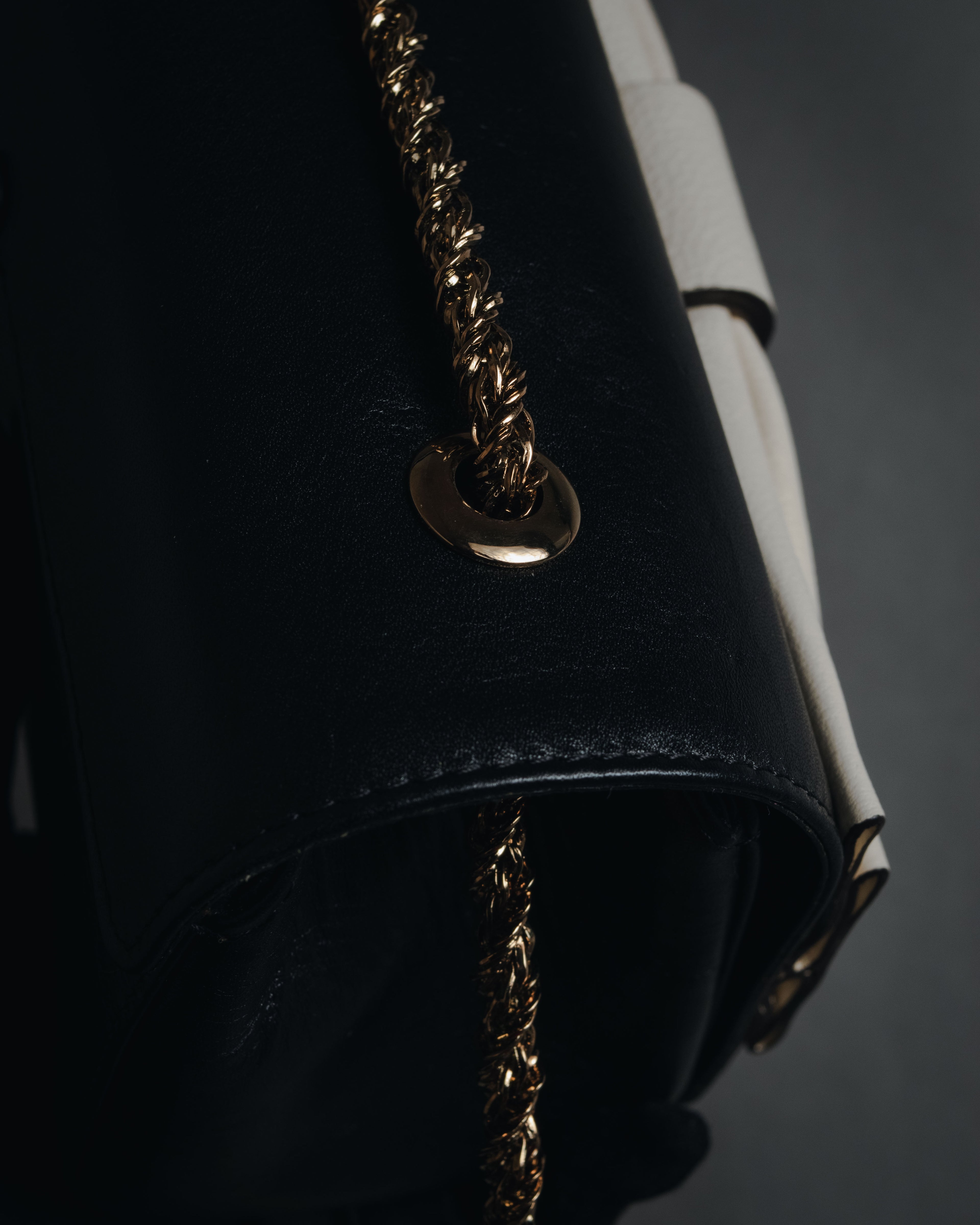 "Chloe" June bow-detail chain shoulder bag