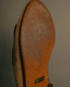 “GUCCI” 90’s-00’s Horsebit suede fringe loafers