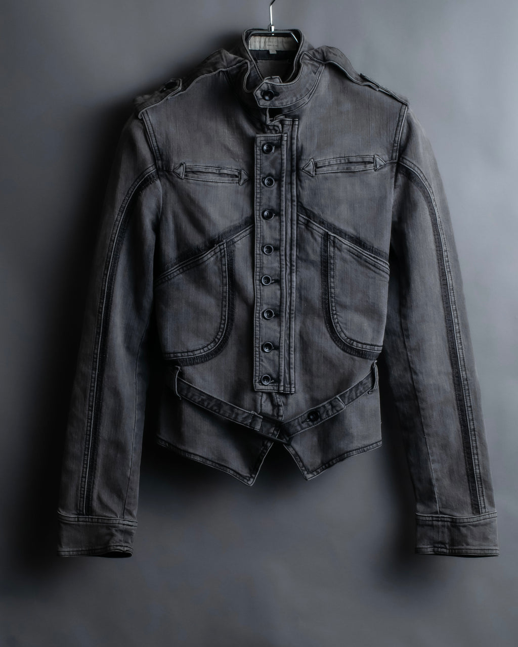 "STELLA McCARTNEY" Multi detail belted denim jacket