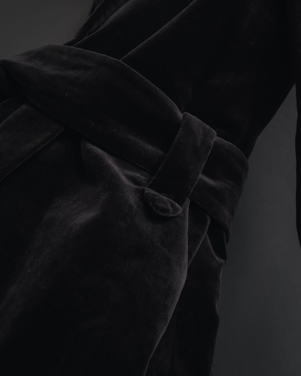 -SPECIAL- "JIL SANDER"
90’s-00’s Architectural cotton velvet belted coat