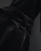 -SPECIAL- "JIL SANDER"
90’s-00’s Architectural cotton velvet belted coat